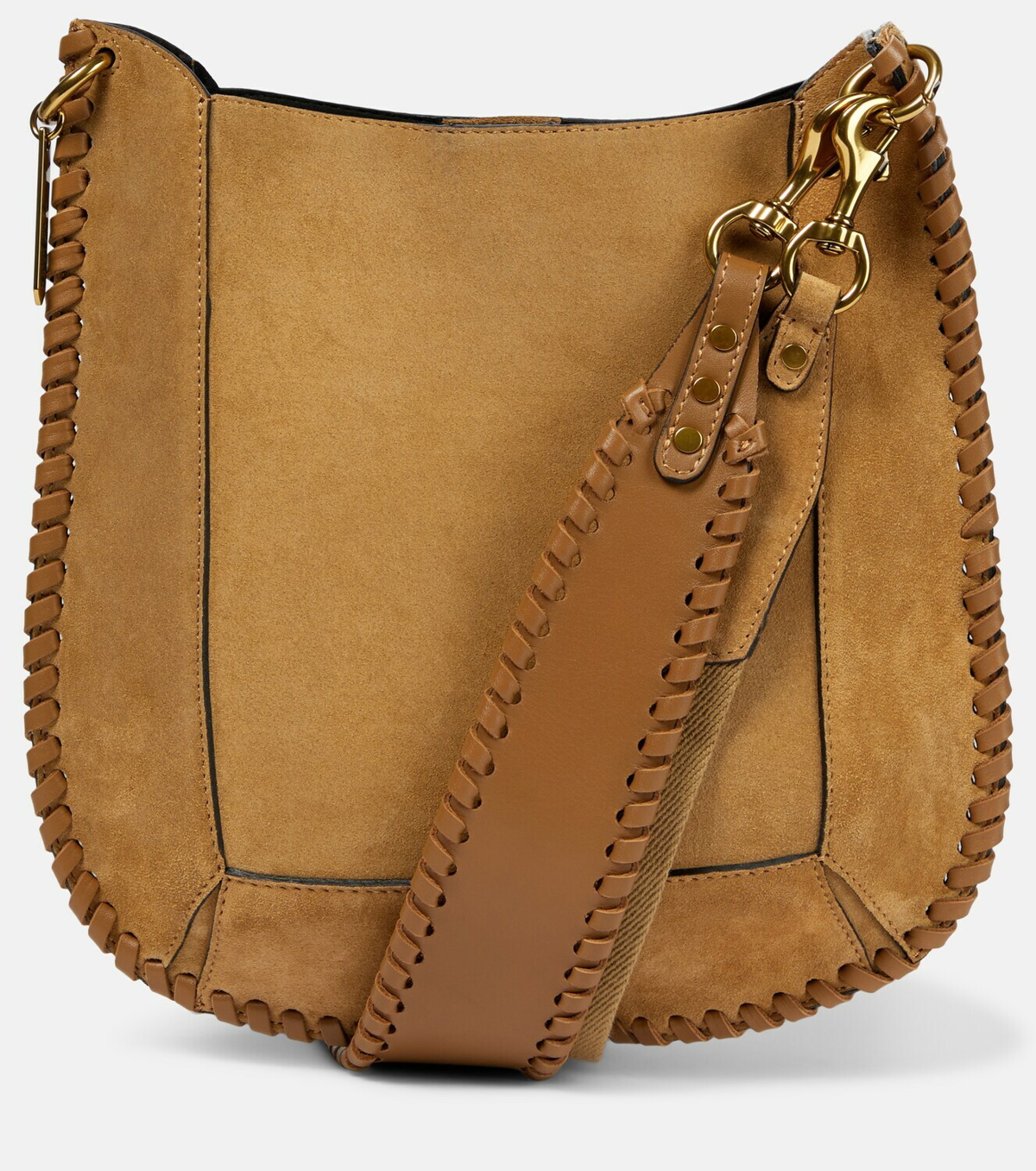 Samara Suede Shoulder Bag in Brown - Isabel Marant