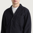 Service Works Men's Fine Cord Server Suit Jacket in Dark Navy