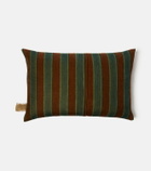 The House of Lyria Gigliola striped cotton and linen cushion