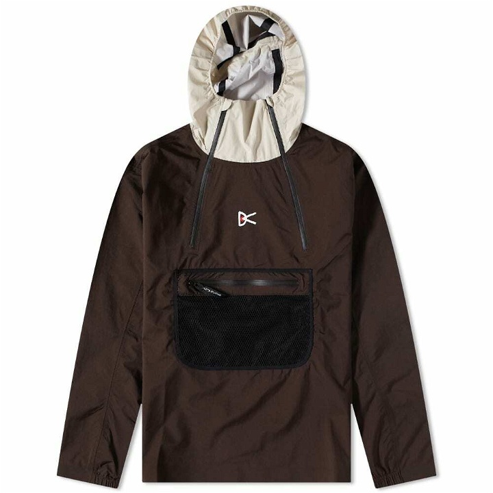 Photo: District Vision Men's Vassa Hooded 3- Layer Shell Jacket in Cacao