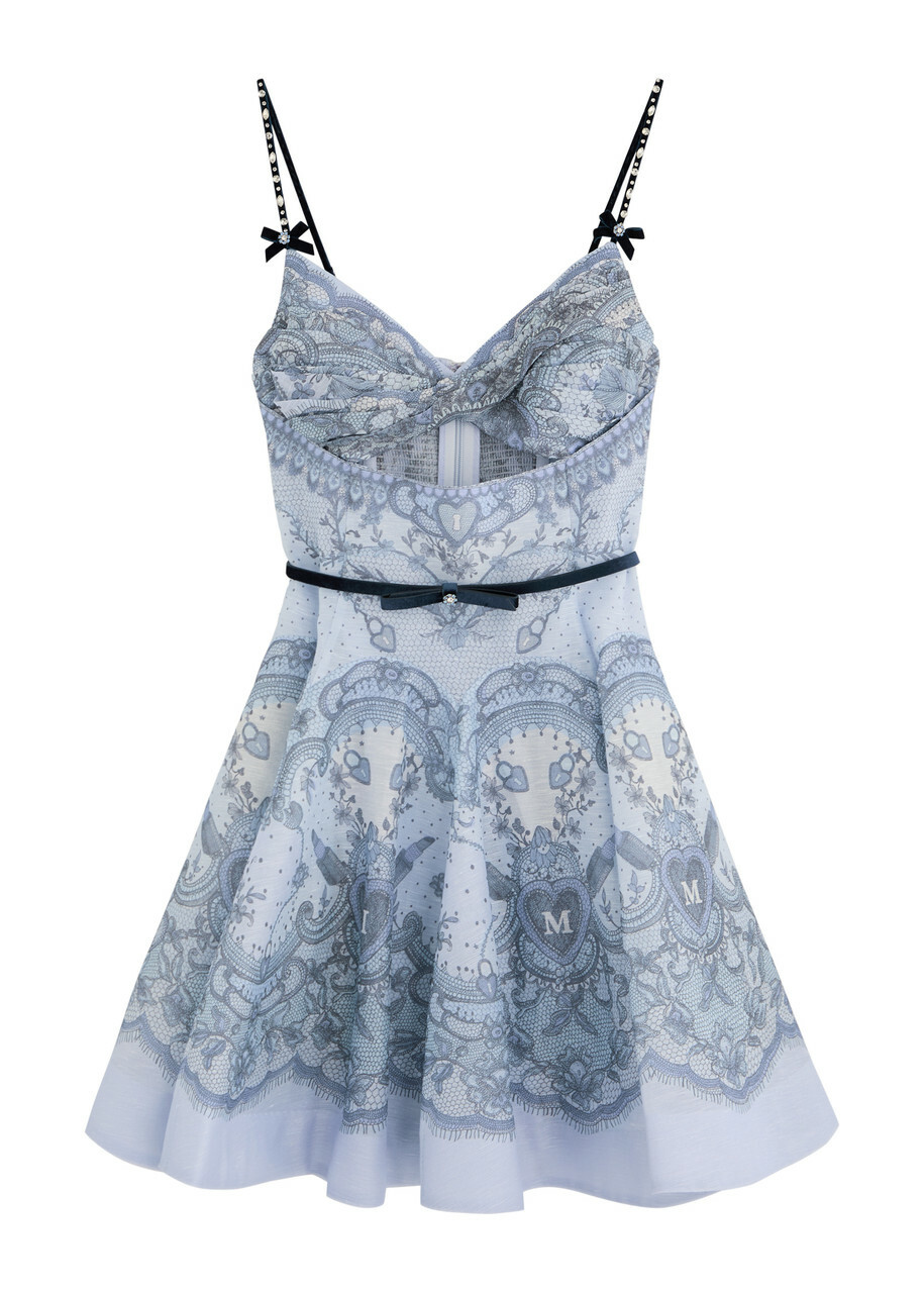 【送料&関税込】Zimmermann Printed Linen Blend Crush Dress Zimmermann Printed Linen Blend Crush Dress Zimmermann