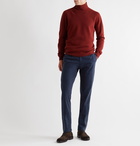 Massimo Alba - Stretch Cotton and Cashmere-Blend Trousers - Blue