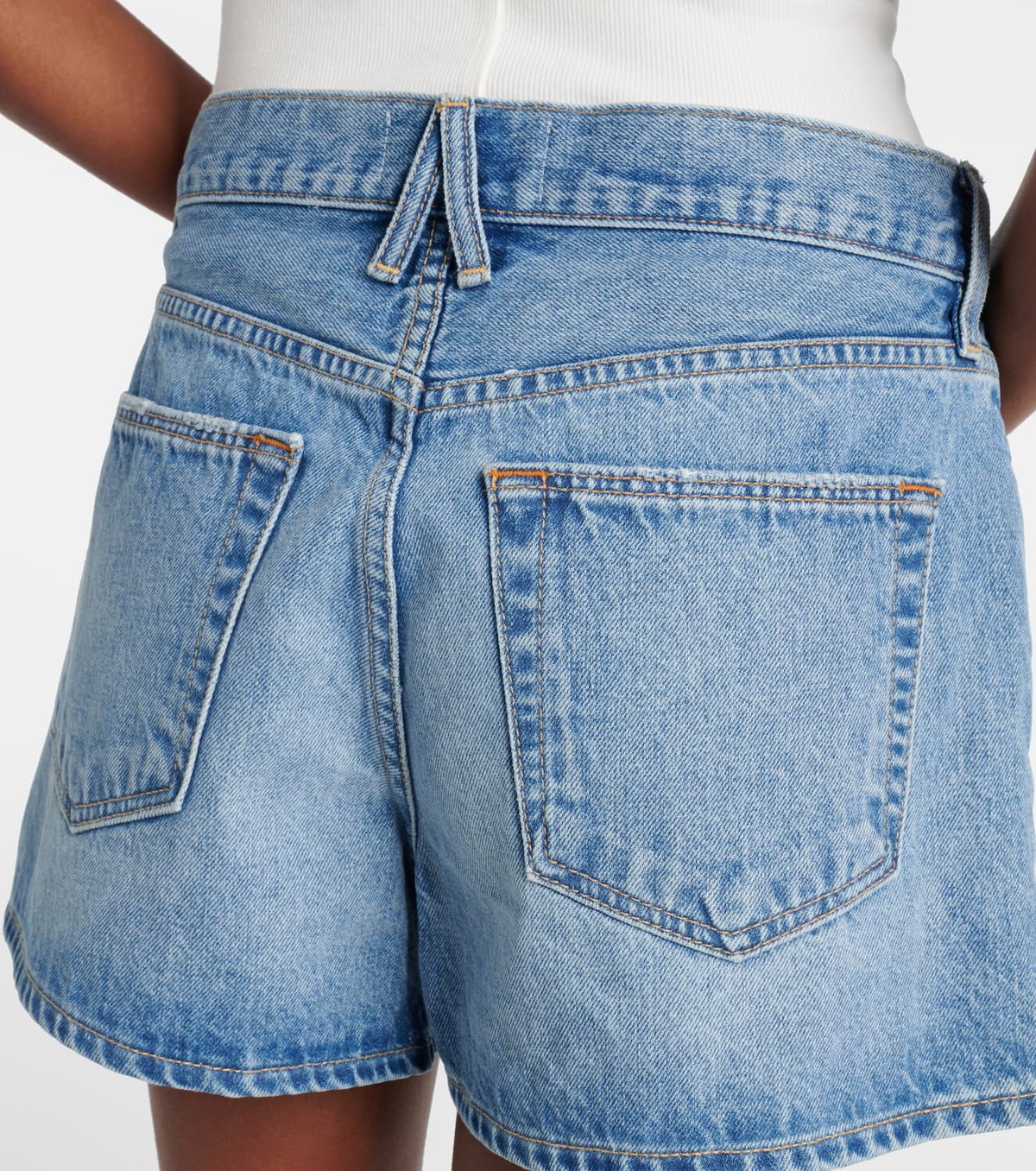 Slvrlake Mila mid-rise denim shorts