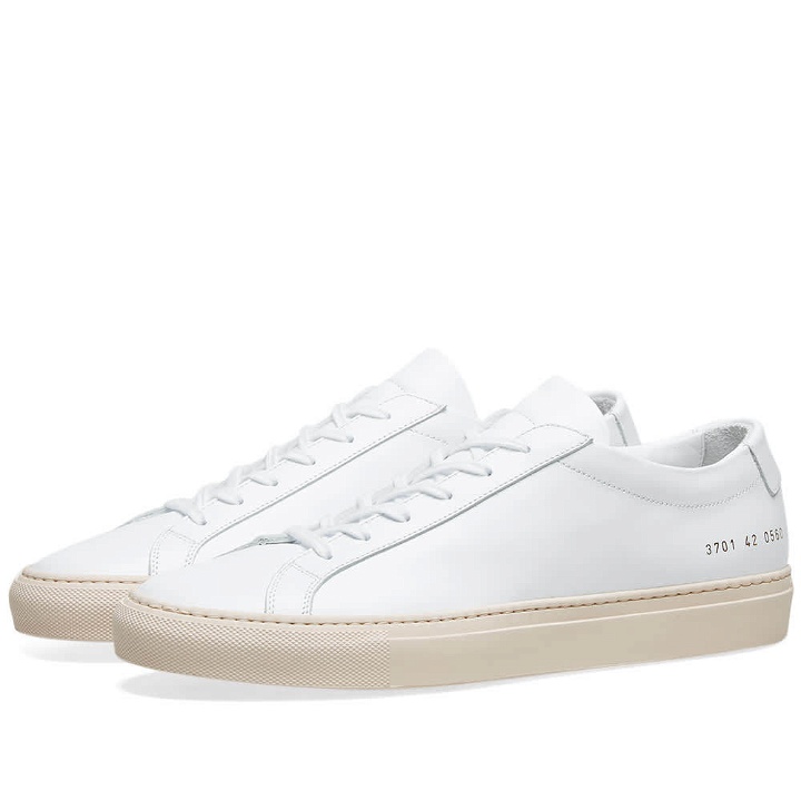 Photo: Woman by Common Projects Original Achilles Low Nude Sole