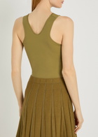 Spence Cosmic Spenceform Cropped Tank top Olive