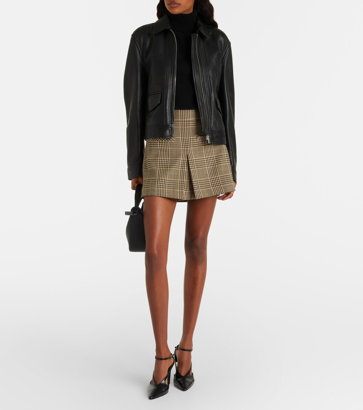 Veronica Beard Pavaline houndstooth miniskirt