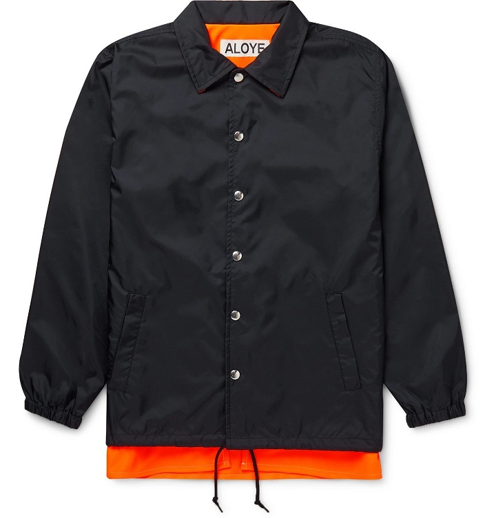 Photo: Aloye - Layered Nylon and Tech-Jersey Jacket - Black