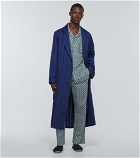 Derek Rose - Lingfield cotton satin robe