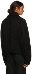 The Row Black Dart Cardigan