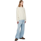 vowels Off-White Eyelet Polo