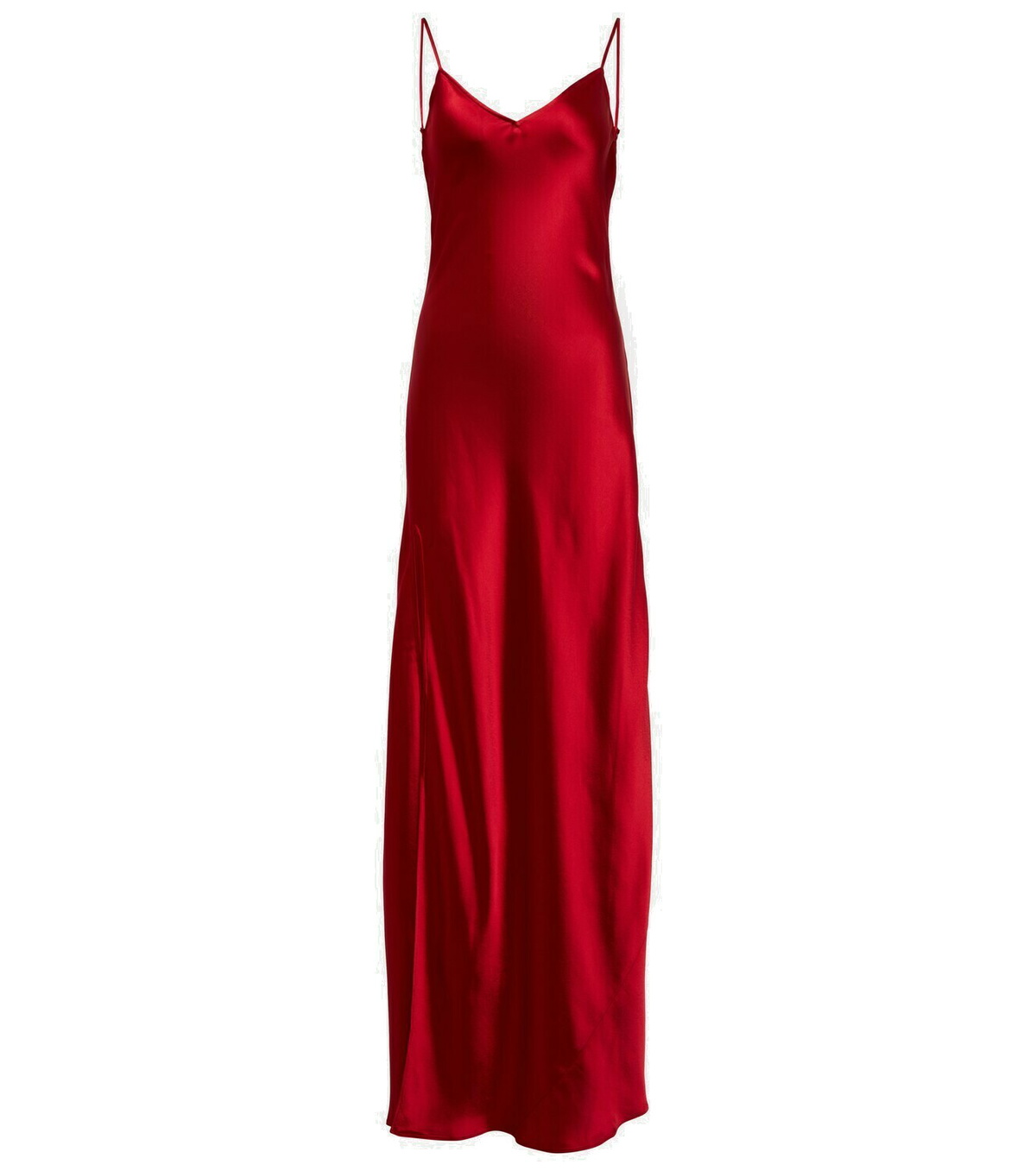 Staud Satin slip maxi dress Staud