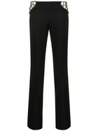 STELLA MCCARTNEY - Embellished Wool Straight Pants