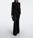 Nina Ricci Jacquard wool-blend double-breasted blazer