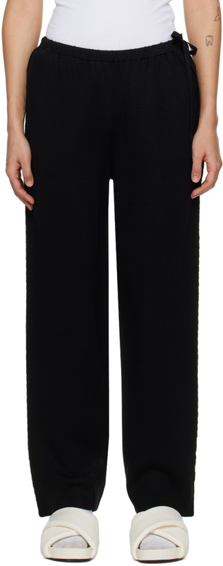 Photo: Deiji Studios Black 'The Drawcord' Lounge Pants