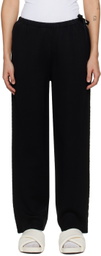 Deiji Studios Black 'The Drawcord' Lounge Pants