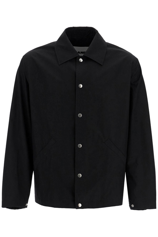 Photo: Jil Sander Cotton Logo Overshirt With