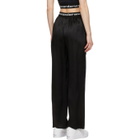 alexanderwang.t Black Logo Elastic Pull On Lounge Pants