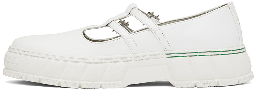 Virón White 2001 Apple Mary Jane Loafers