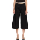 Citizens of Humanity Black Cocoon Culotte Trousers