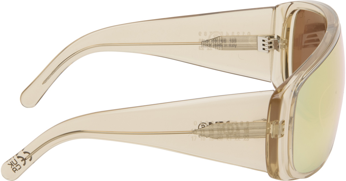 MM6 Maison Margiela Off-White Mask Sunglasses