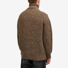 Howlin by Morrison Men's Howlin' Loose Ends Rib Cardigan in Brownie