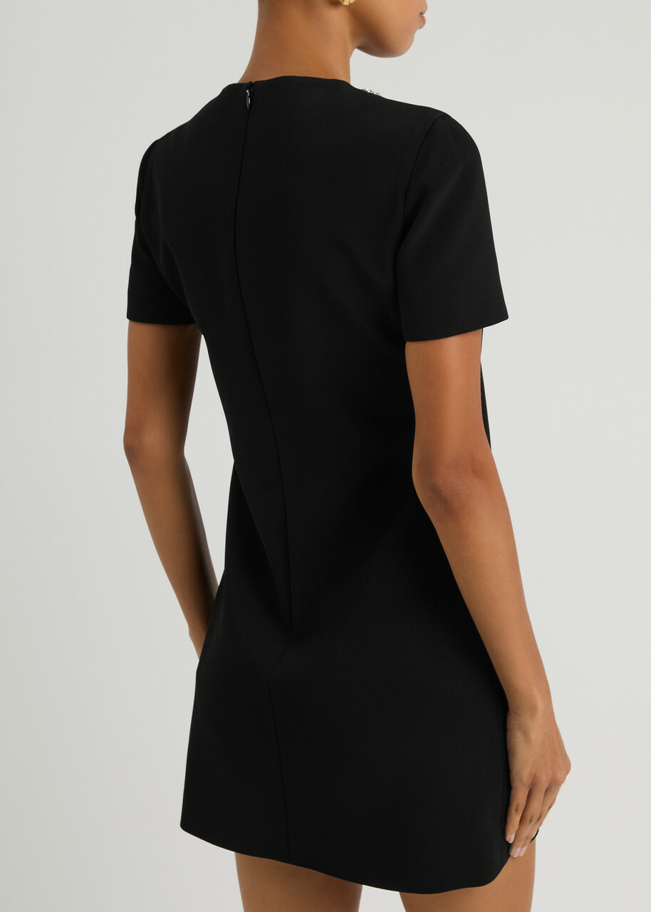 second hand black tie dresses Balmain // Knit Cut Out Dress  VSP Consignment