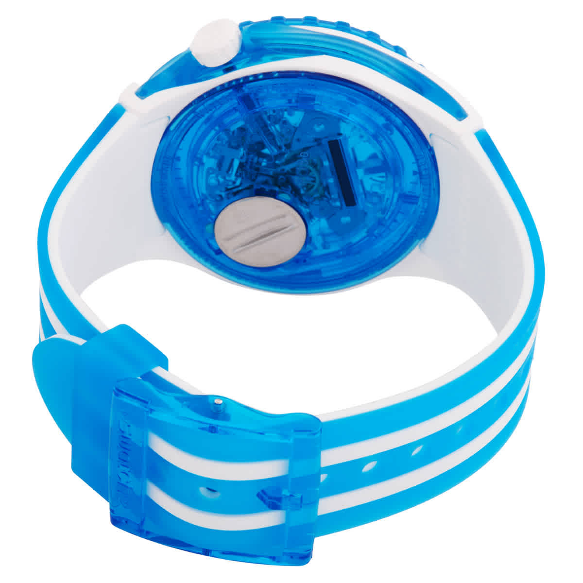 Swatch Blue Fire Quartz Unisex Watch SSCU09S100