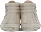 Golden Goose Beige Slide Classic Sneakers