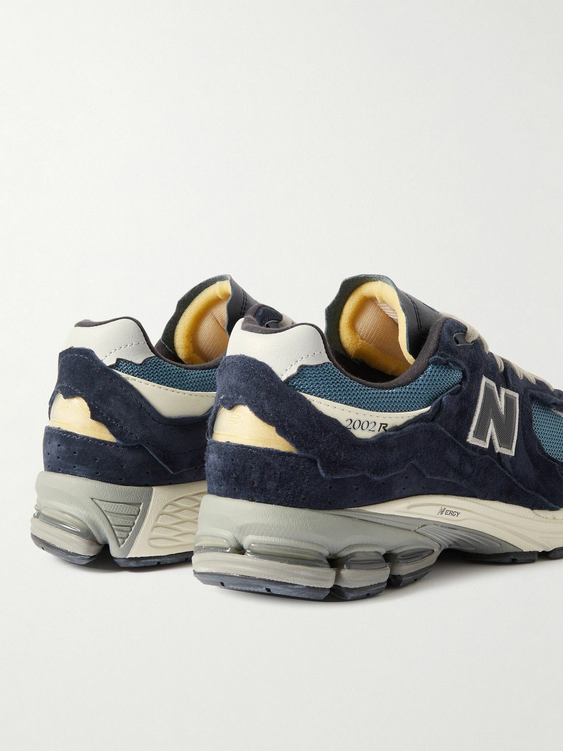New Balance - 2002R Leather-Trimmed Suede and Mesh Sneakers