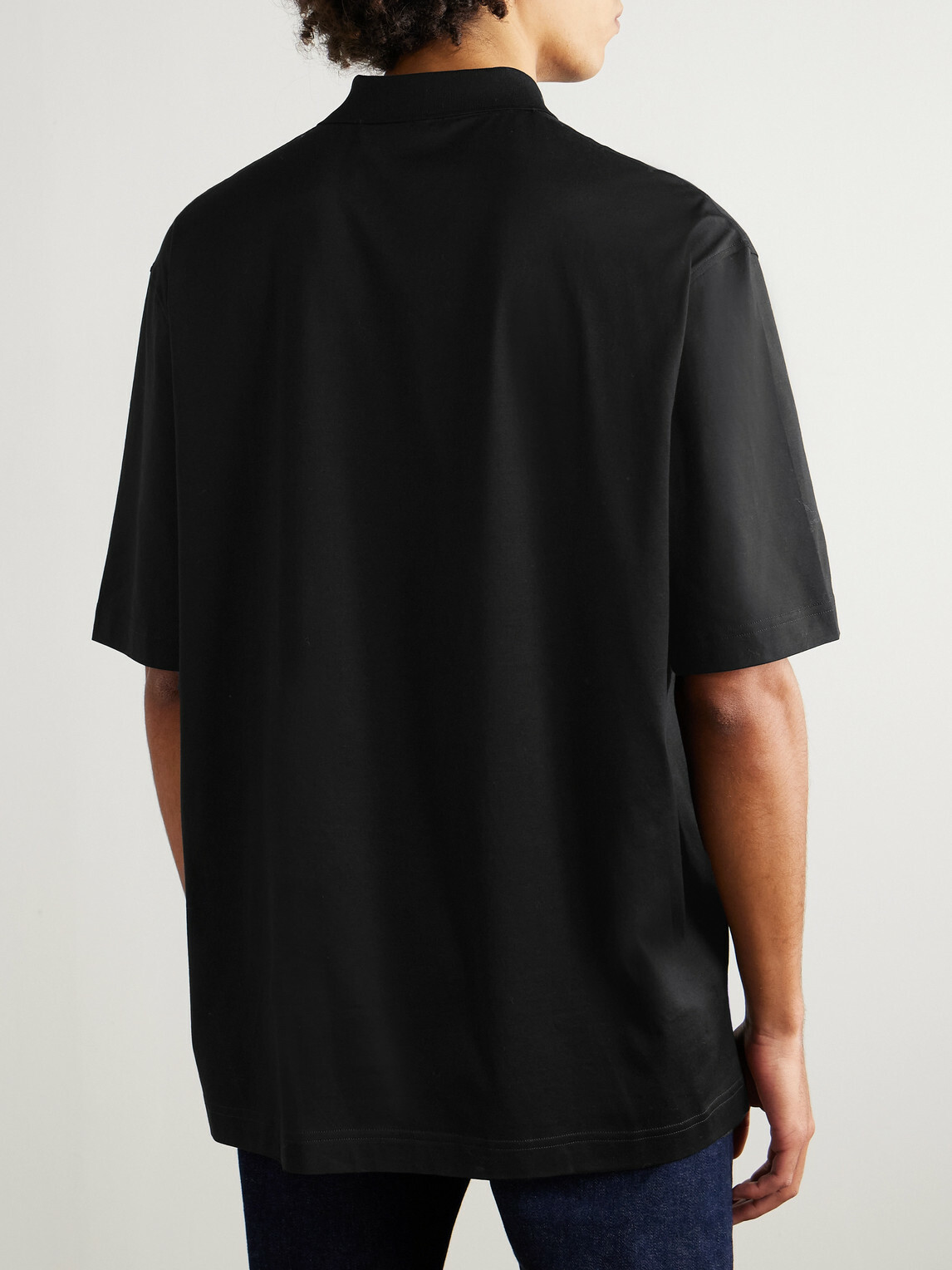 Charvet - Cotton Polo Shirt - Black