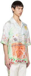 Casablanca Multicolor Court De Tennis Fleurie Shirt