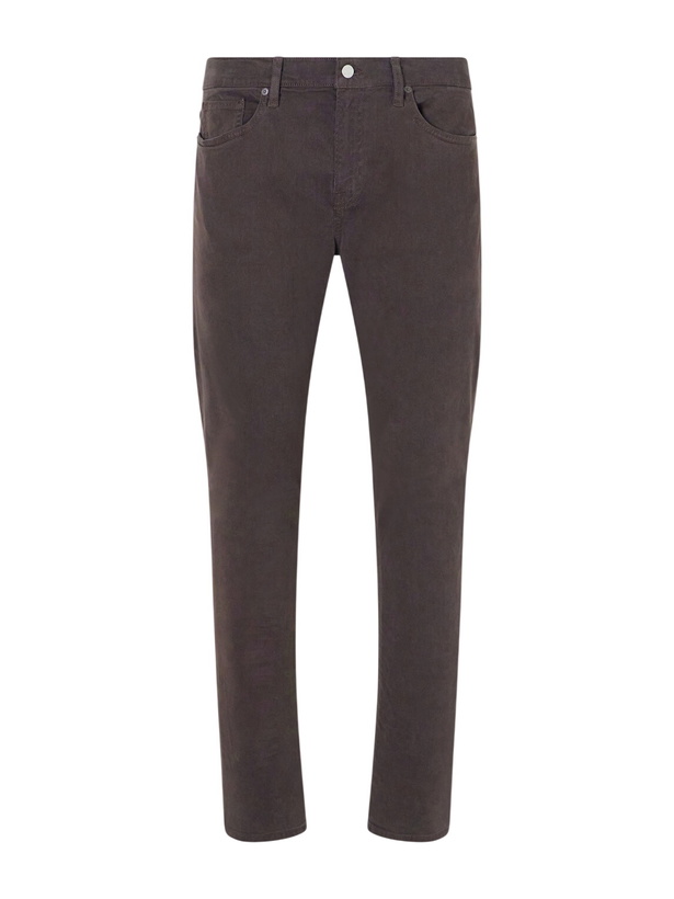 Photo: FRAME - L'Homme Slim-Fit Tapered Stretch Lyocell-Blend Trousers - Brown