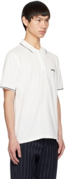 AMI Paris White 'Ami Paris France' Polo