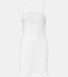 Leset Pointelle cotton minidress