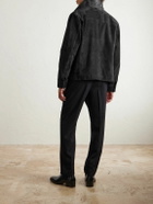 TOM FORD - Brushed-Suede Chore Jacket - Black