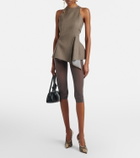 Magda Butrym Skinny capri pants and briefs set