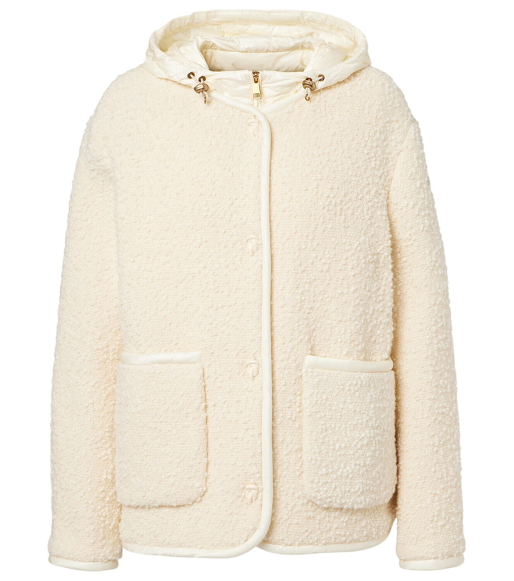 Photo: Moncler Hylesine wool and cotton-blend down jacket