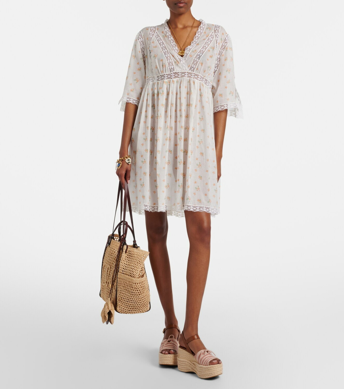 Chloé Iconic Large raffia tote bag