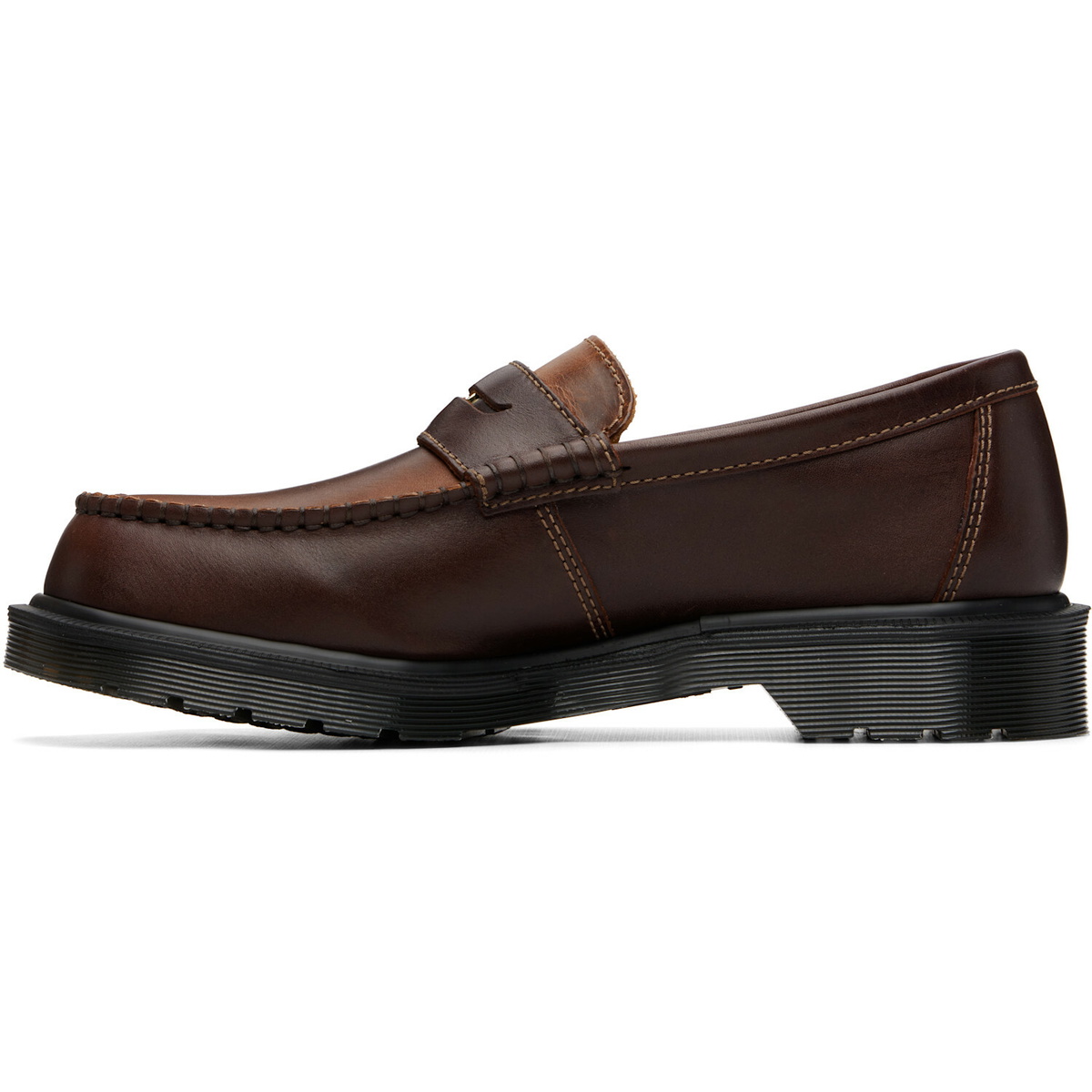 Dr. Martens Brown Penton 'Made In England' Leather Loafers
