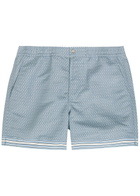 Che Lucena Printed Shell Swim Shorts Light Blue