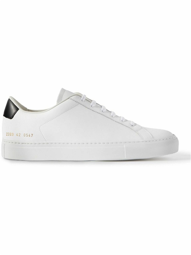 Photo: Common Projects - Retro Classic Leather Sneakers - White