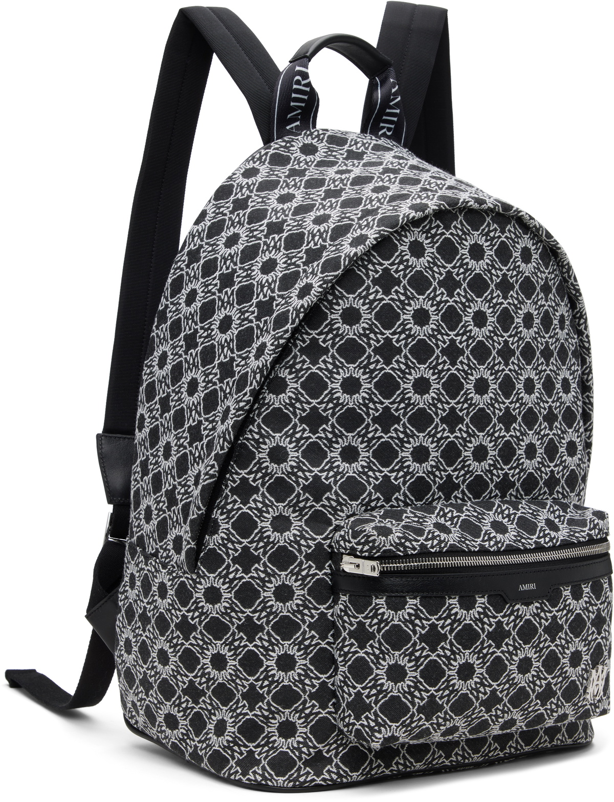 AMIRI Black & White MA Quad Backpack