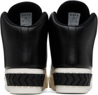 both Black Tyres Platform Hi-Top Padded Sneakers
