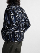 Saturdays NYC - Spencer Reversible Printed Polar Fleece and Shell Jacket - Blue