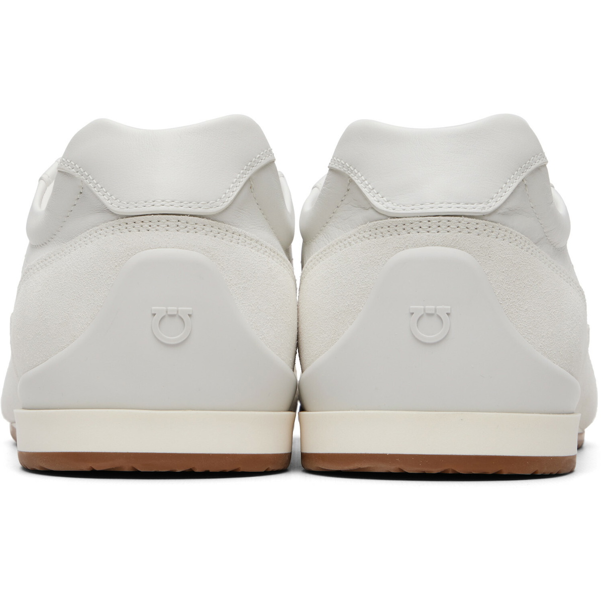 Ferragamo White Sebastien Sneakers
