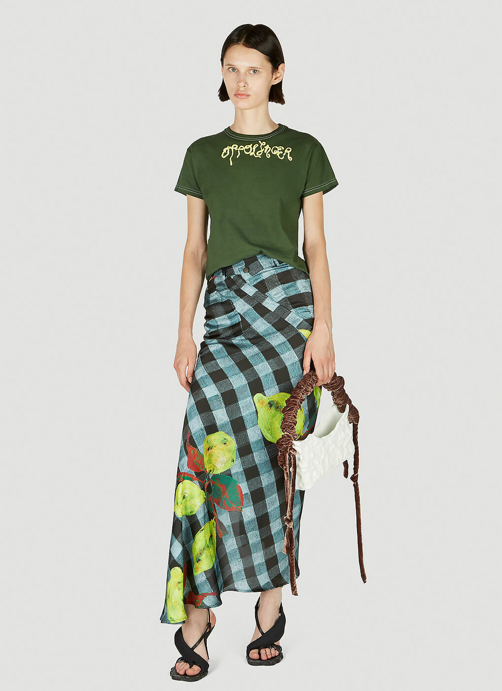 OTTOLINGER 売れ筋商品|||オットリンガー Tシャツ トップス レディース T-shirts Green Ottolinger - Logo T-Shirt in Green Ottolinger