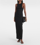 Wardrobe.NYC Racer cotton-blend maxi dress