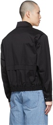 Commission SSENSE Exclusive Black Cotton Bomber Jacket