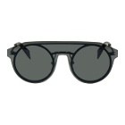 Yohji Yamamoto Black Mask Frame Sunglasses