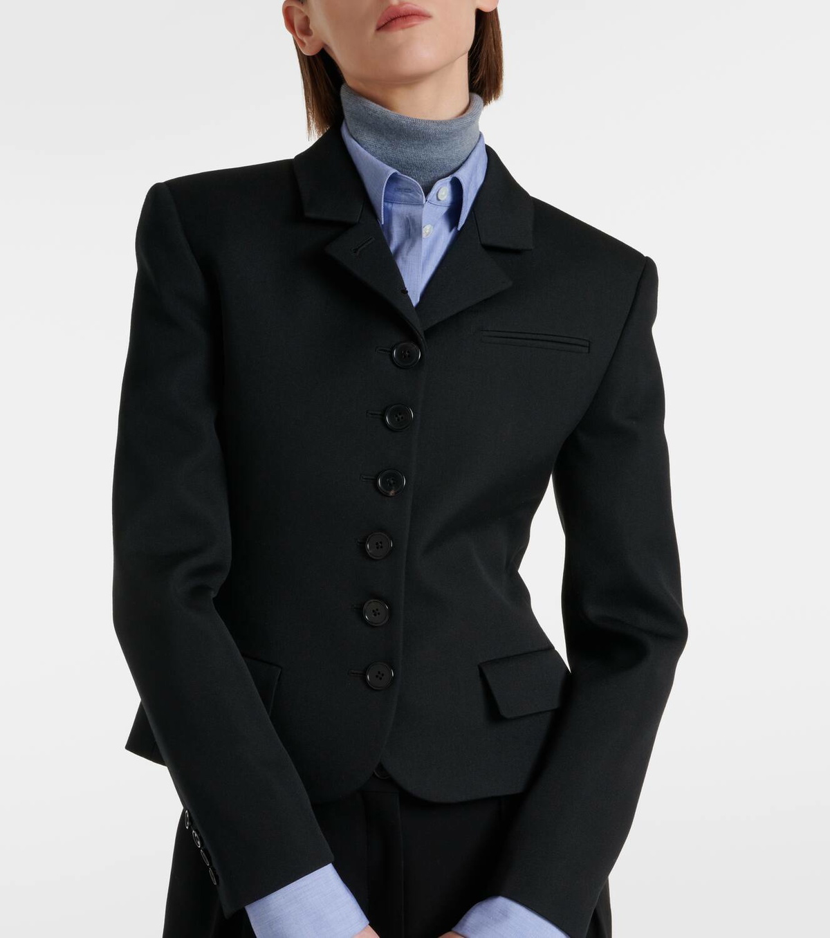 【国内発送】THE ROW ジャケット Fletcher wool blazer Fletcher Jacket Black in Wool – The Row